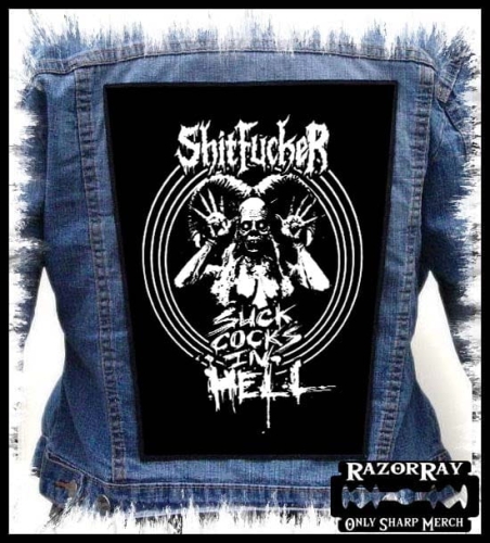 SHITFUCKERS - Suck Cocks in Hell #2 -- Backpatch Back Patch.jpg