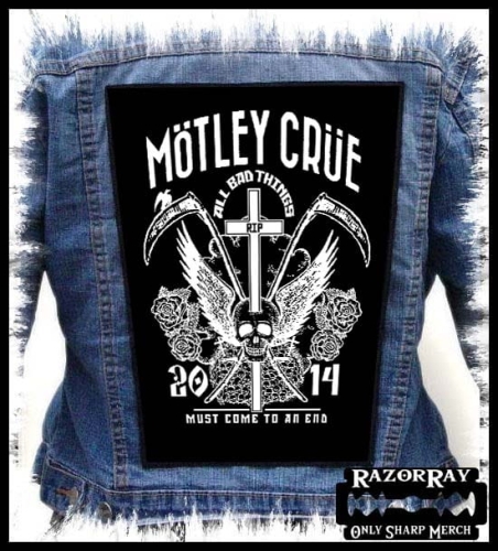 MOTLEY CRUE - All Bad Things.. -- Backpatch Back Patch.jpg