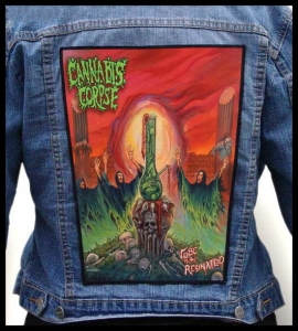 CANNABIS CORPSE - Tube of the Resinated -- Backpatch
