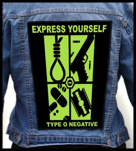 TYPE O NEGATIVE - Express Yourself -- Backpatch.jpg