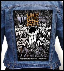 NAPALM DEATH - From Enslavement to Obliteration -- Backpatch