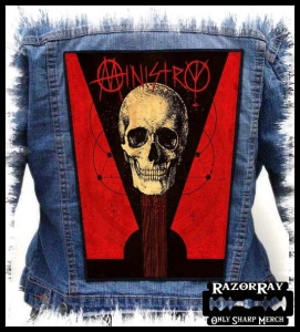 MINISTRY - Skull -- Backpatch  
