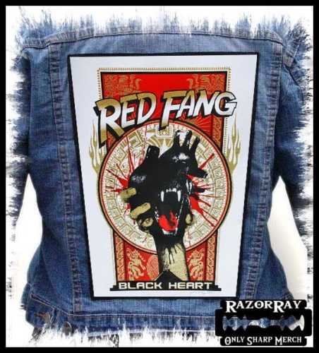 RED FANG - Black Heart -- Backpatch Back Patch.jpg