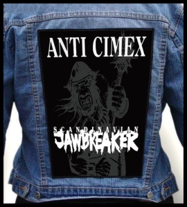 ANTI CIMEX - Scandinavian Jawbreaker -- Backpatch