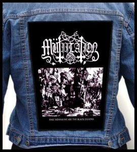 MUTIILATION - Hail Satanas We Are the Black Legions -- Backpatch
