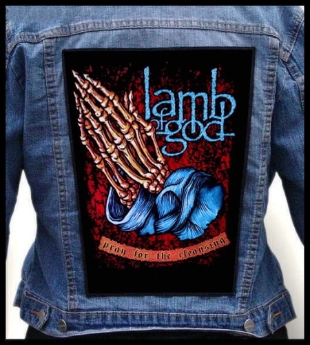 LAMB OF GOD - Pray For The Cleansing -- Backpatch.jpg