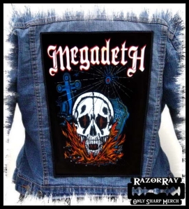 MEGADETH - Skull -- Backpatch