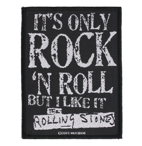 THE ROLLING STONES - It's Only Rock 'N Roll -- Woven Patch 