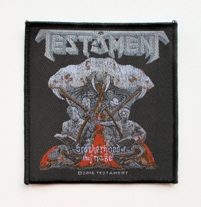 TESTAMENT - Brotherhood of the Snake -- Woven Patch 