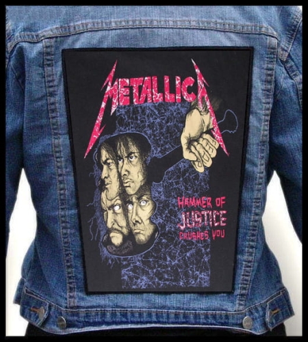 METALLICA - Hammer Of Justice Crushes You -- Backpatch.jpg