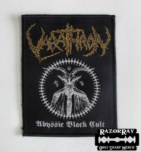 VARATHRON - Abyssic Black Cult  [black border] -- Woven Patch