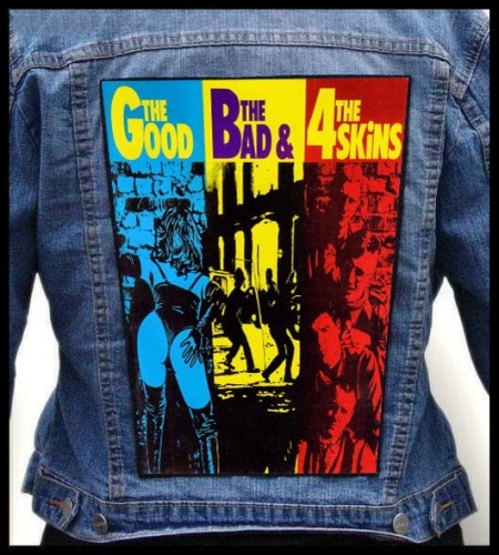 4 SKINS - The Good, The Bad & The 4-Skins -- Backpatch.jpg