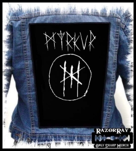 MYRKUR - Logo -- Backpatch