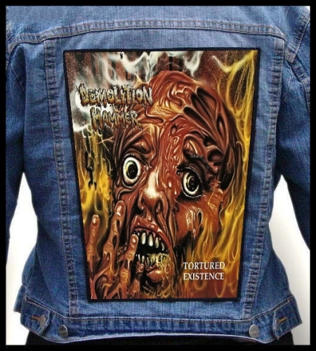 DEMOLITION HAMMER - Tortured Existence -- Backpatch.jpg