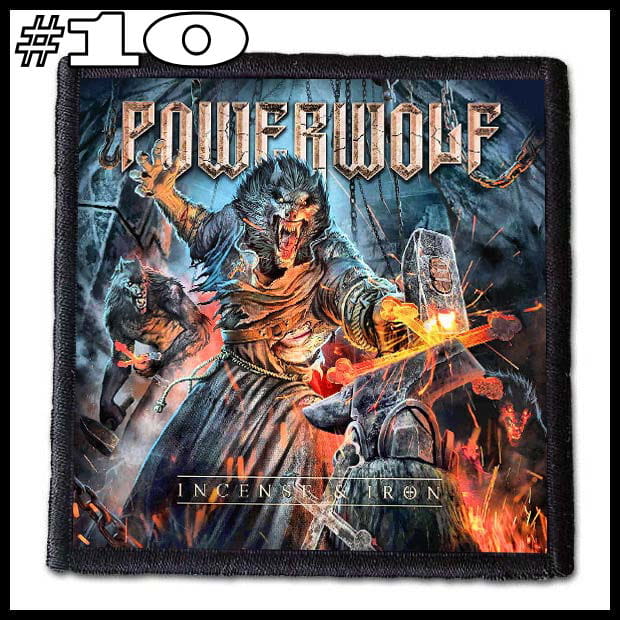 Powerwolf Embroidered Sew-On Patch - Official German Power Metal Band Logo
